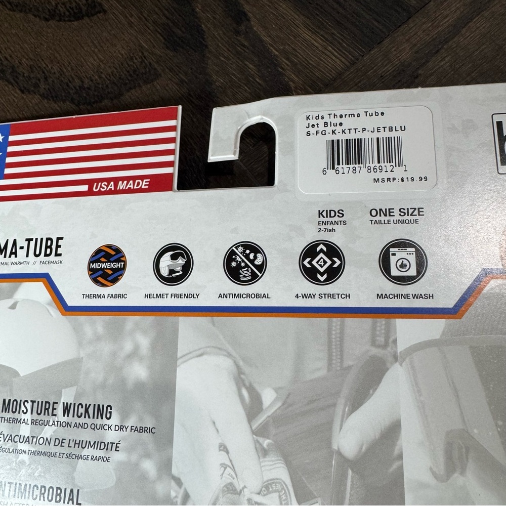 Blackstrap The Tube Dual Layer Facemask - Kids' Blue - Picture 13 of 14